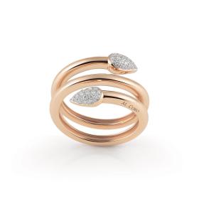 Roségold, Ringe, Al Coro Goccia Ring NR528WR