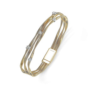 Weißgold, Armschmuck, Marco Bicego Marrakech Armband BG338_B_YW_M5