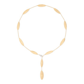 Gelbgold, Halsschmuck, Marco Bicego Lunaria Twist Halskette CB2898 B YW Q6