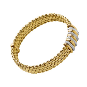         Gelbgold, Armschmuck, FOPE Panorama Flex'it Armband 58804BX_BB_G_GBX_0XS