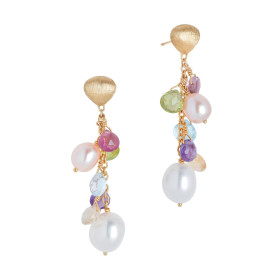 Gelbgold, Ohrringe, Marco Bicego Paradise Pearls Ohrhänger OB1778 MIX114 Y