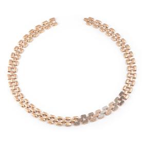 Roségold, Halsschmuck, Al Coro La Piazza Collier NC1610BWR