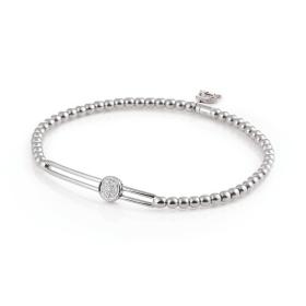 Weißgold, Armschmuck, Al Coro Stretchy Armband A353W