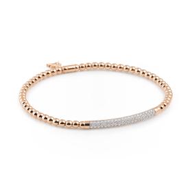 Rotgold, Armschmuck, Al Coro Stretchy Armband A350R
