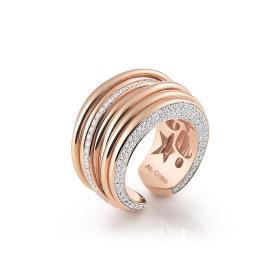 Weißgold, Ringe, Al Coro Mezzaluna Ring R6993R