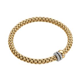 Weißgold, Armschmuck, FOPE Solo Flex'it Armband 62506BX_PB_G_BBG_0XS