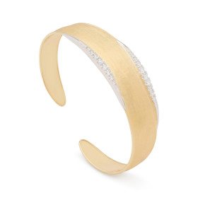 Weißgold, Armschmuck, Marco Bicego Lunaria Diamonds Armreif SB124 B YW