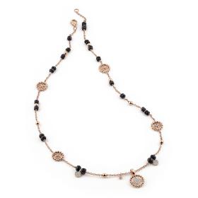 Roségold, Halsschmuck, Al Coro Palladio Collier C255BSR