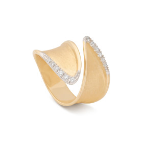 Weißgold, Ringe, Marco Bicego Lunaria Twist Ring AB661 B YW