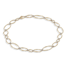 Gelbgold, Halsschmuck, Marco Bicego Marrakech Onde Halskette , Ref: CG783 B2 YW