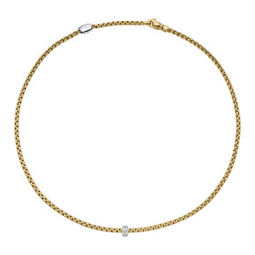         Gelbgold, Halsschmuck, FOPE Eka Halskette 73101CX_BB_G_XBX_043