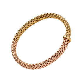 Gelbgold &amp;amp; Roségold, Armschmuck, FOPE Vendôme Flex'it Armband, Ref: 01M02B2_BB_3_XGX_0XS