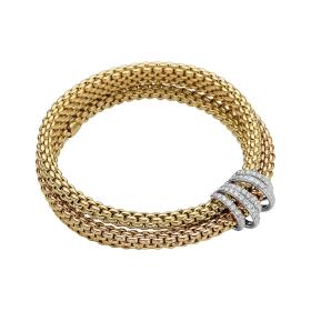Weißgold, Armschmuck, FOPE Solo Flex'it Armband 65106BX_PB_G_XBX_0XS