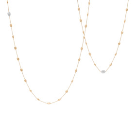 Weißgold, Halsschmuck, Marco Bicego Siviglia Halskette CB1843 B YW 