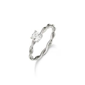 Weißgold, Ringe, Max Kemper Solitärring 53053