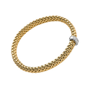 Gelbgold, Armschmuck, FOPE Vendôme Flex'it Armband, Ref: 58402BX_BB_G_XBX_0XS