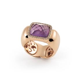 Roségold, Ringe, Al Coro La Piazza Ring NR9458ABR