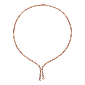         Roségold, Halsschmuck, FOPE Prima Flex'it Collier 74608CX_BB_R_XBX_043