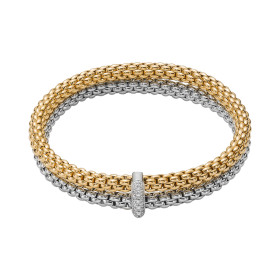         Gelbgold &amp; Weißgold, Armschmuck, FOPE Solo Flex'it Armband 52906BX_BB_2_XBX_0XS