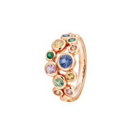 Roségold, Ringe, Capolavoro Ring Prosecco Bunt RI9SMC02756.RAINBOW