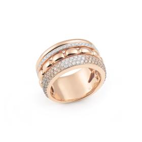 Roségold, Ringe, Al Coro La Piazza Ring NR1491BWR