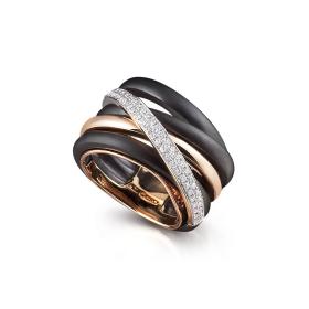 Ringe, Stahl, Al Coro Collection 2015 Ring NR10971R