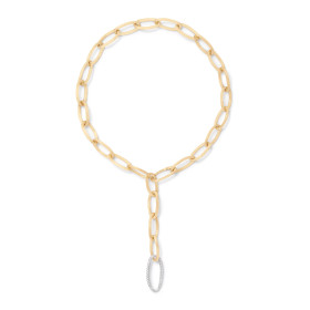 Gelbgold, Halsschmuck, Marco Bicego Jaipur Link Halskette CB2667 B YW 