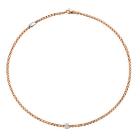         Roségold, Halsschmuck, FOPE Eka Flex'it Halskette 73001CX_PB_R_XBX_043