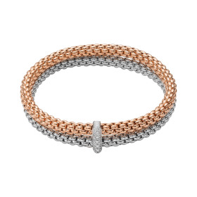         Roségold &amp; Weißgold, Armschmuck, FOPE Solo Flex'it Armband 52906BX_BB_1_XBX_0XS