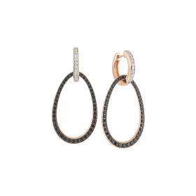 Rotgold, Ohrringe, Al Coro Amori Ohrring E2008BR