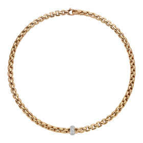         Gelbgold, Halsschmuck, FOPE Eka Flex'it Collier 70705CX_PB_G_XBX_043