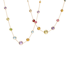 Gelbgold, Halsschmuck, Marco Bicego Jaipur Halskette  CB2719 MIX01 Y