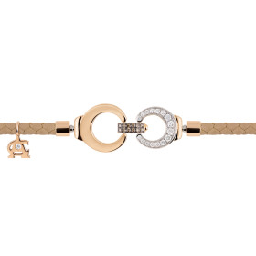 Roségold, Armschmuck, Al Coro Mezzaluna Attrae Armband, Ref: BAL3IR18_BA16R_BA18BR_BA11WSR +ACR