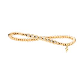 Gelbgold, Armschmuck, Capolavoro Armband Flessibile AB7B00148.INNEN.17-M