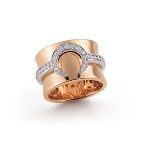 Weißgold, Ringe, Al Coro Mezzaluna Ring NR8348WR