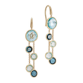 Gelbgold, Ohrringe, Marco Bicego Jaipur Color Ohrhänger OB1290 MIX725 Y