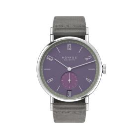 Unisex, NOMOS Glashütte Tangente 38 Datum Mauvegrün  179.S9