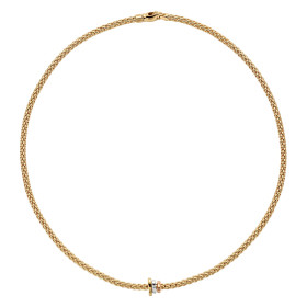         Gelbgold, Halsschmuck, FOPE Prima Collier 74408CX_XX_G_RBG_043