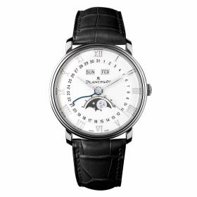 Herrenuhr, Blancpain Villeret Quantième Complet 6654 1127 55B