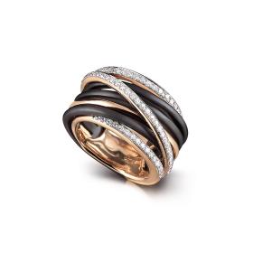 Roségold, Ringe, Al Coro Neraviglia Ring NR10974R