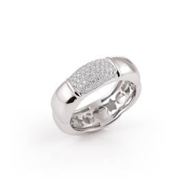 Weißgold, Ringe, Al Coro La Piazza Ring NR824W