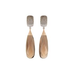 Roségold, Ohrringe, Al Coro La Piazza Ohrringe NE9158SQBWR