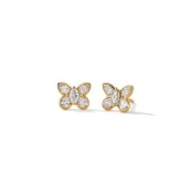Rotgold, Ohrringe, Hans D. Krieger Butterfly Ohrstecker 411.2379.02.8