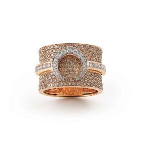 Roségold, Ringe, Al Coro Mezzaluna Ring NR8349BWR