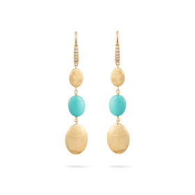 Gelbgold, Ohrringe, Marco Bicego Siviglia Ohrringe OB1857-MB TU01 Y