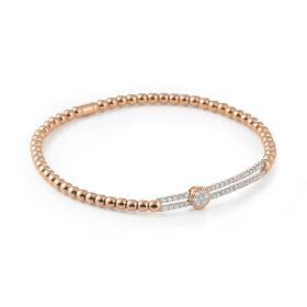 Weißgold, Armschmuck, Al Coro Stretchy Armband A354R