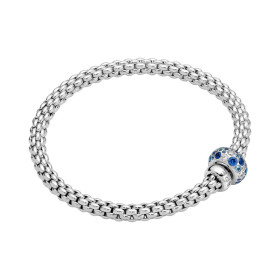 Weißgold, Armschmuck, FOPE Solo Flex'it Armband, Ref: 61206BX_P2_B_BBX_0XS