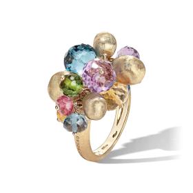 Ringe, Gelbgold, Marco Bicego Africa Gemstone Cocktailring Multicolor AB603 MIX02 Y