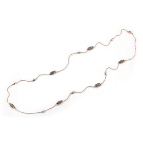 Roségold, Halsschmuck, Al Coro La Piazza Collier NC327SQR