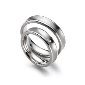 Ringe, August Gerstner Trauringe 27190/6-4/27227/5